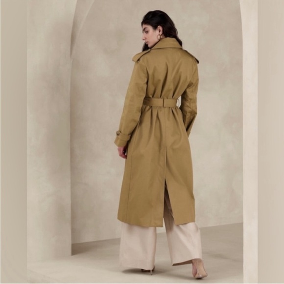 NWT! Banana Republic Black Timeless Trench Coat - Multiple Sizes💙💫 - Picture 4 of 13